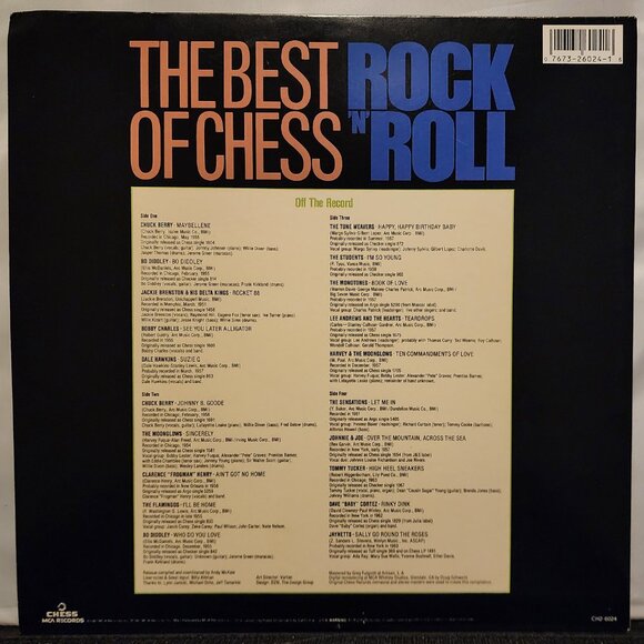 Various – The Best Of Chess Rock 'n' Roll (1987) Vinyl LP - Picture 2 of 2